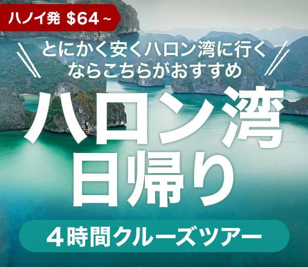 ハロン湾日帰り4時間クルーズツアー