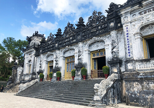 カイディン帝廟遺跡 建築物